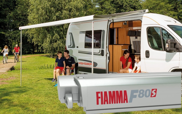 Fiamma F80S Titanium Box Tagmontering