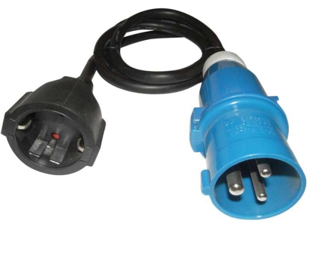 Adapterkabel 230 v CEE 1,5 m