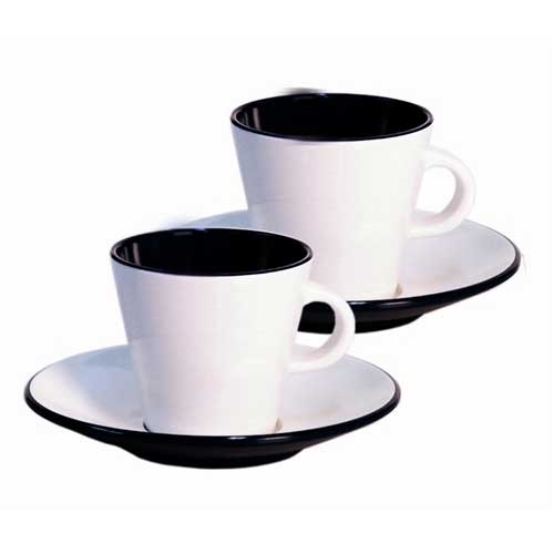 Gimex Espressosæt Linnea Black 2-p