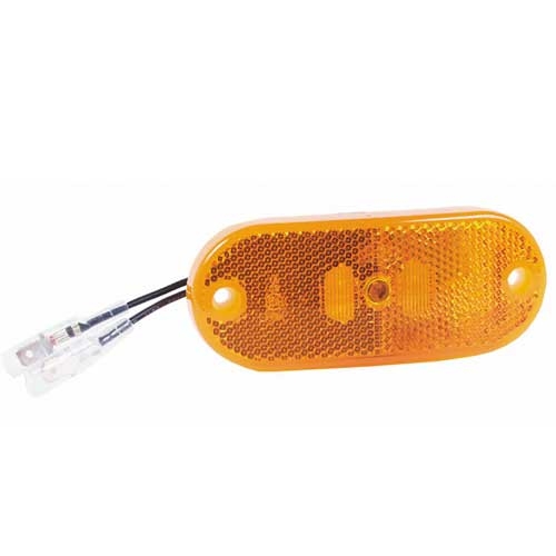 Sidemarkeringslys ovalt LED