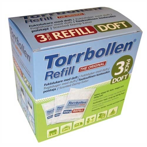 Refill til Torrbollen med duft 3-pak