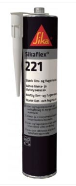 Sikaflex 221i sort eller hvid