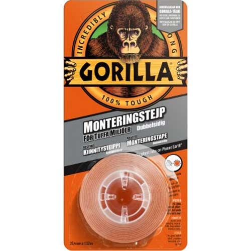 Gorilla monteringstape