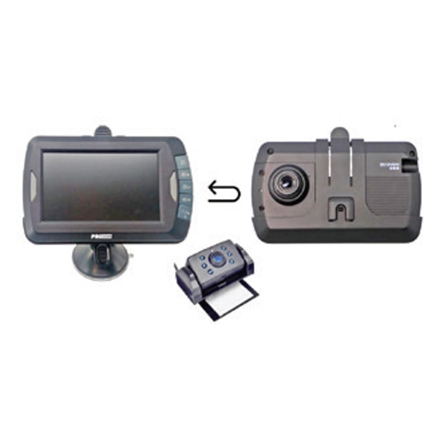 PROuser Digital trådløst bakkamera DRC4310 Med Dashcam