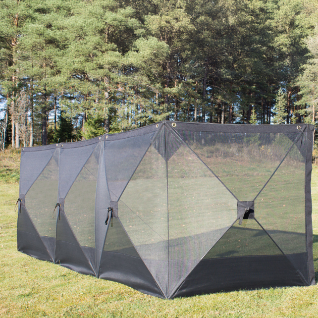 WeCamp Pop-Up Screen vindbeskyttelse 400x118 cm