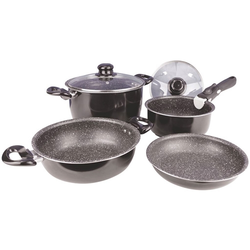 Gimex Black Line grydesæt i 7 dele