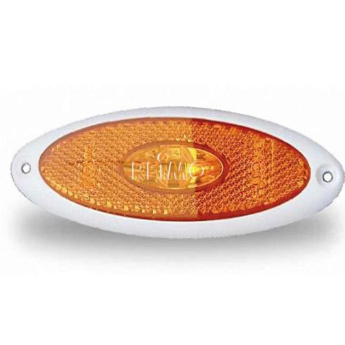 Sidemarkeringslys LED hvid ramme