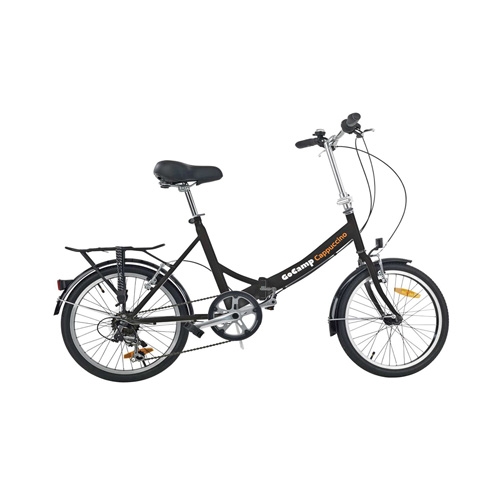 GoCamp Cykel Cappucino Sort 20 tommer 6-Speed