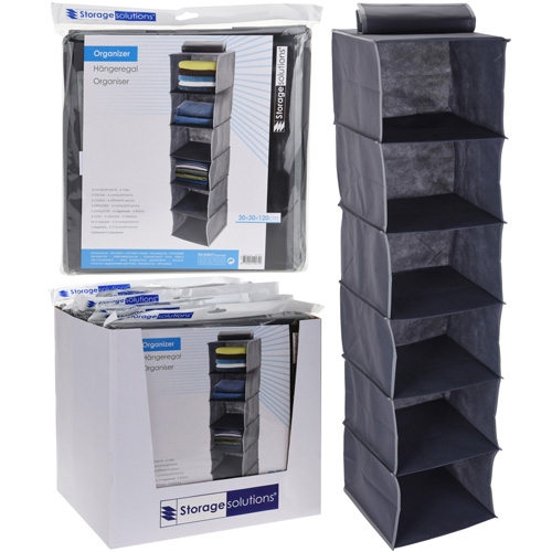 Shoe Organizer Garderobebøjle 6 rum