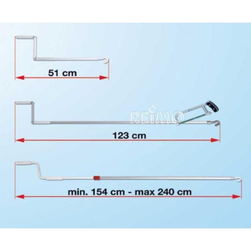 Fiamma Marksis håndsving 154-240 cm