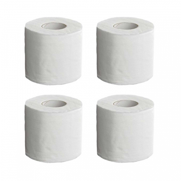 Campout Letopløseligt toiletpapir, 4 ruller