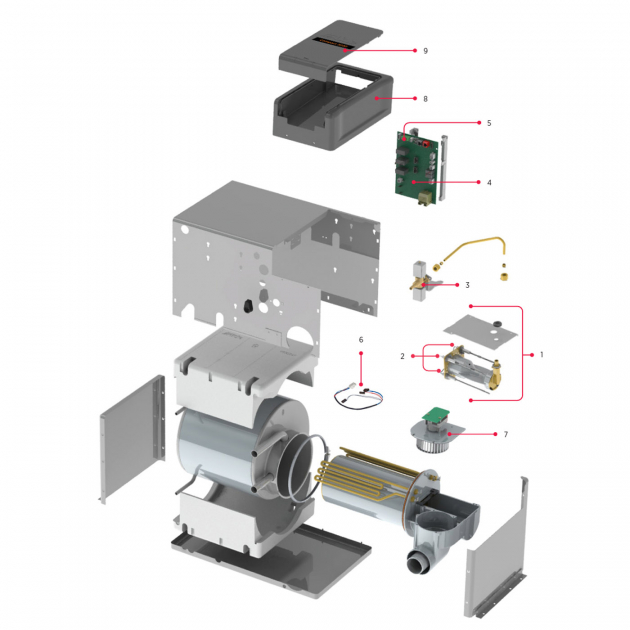 Reservedele Alde Compact 3030