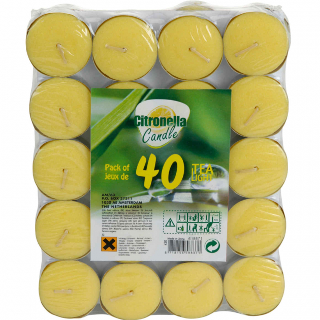Citronella Varmljus 40-stk
