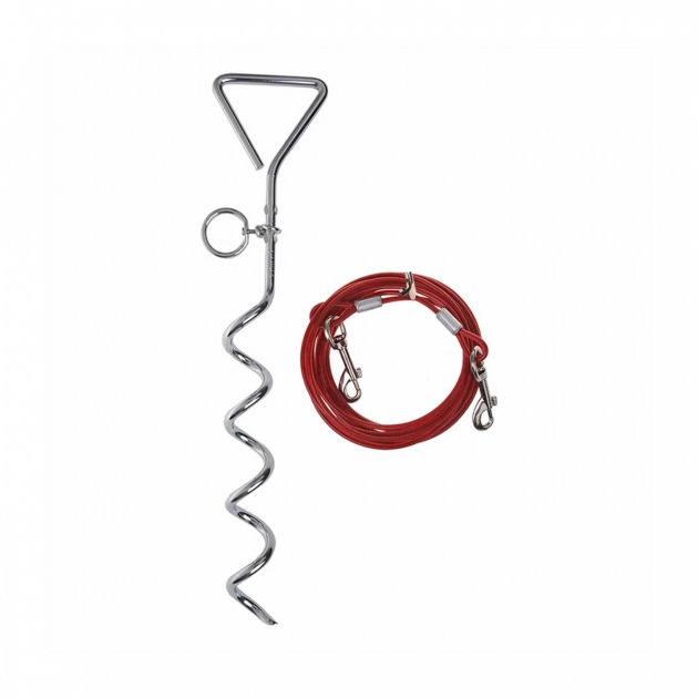 Proplus Spiralholder hund med kabel 4,5m