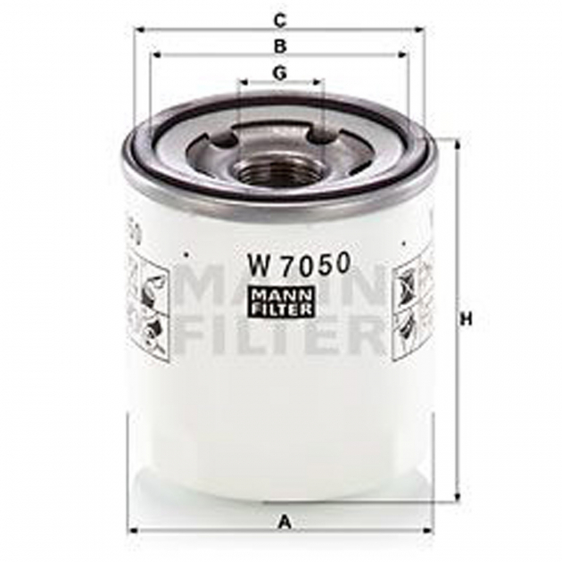 Oliefilter W7050 Ford Transit