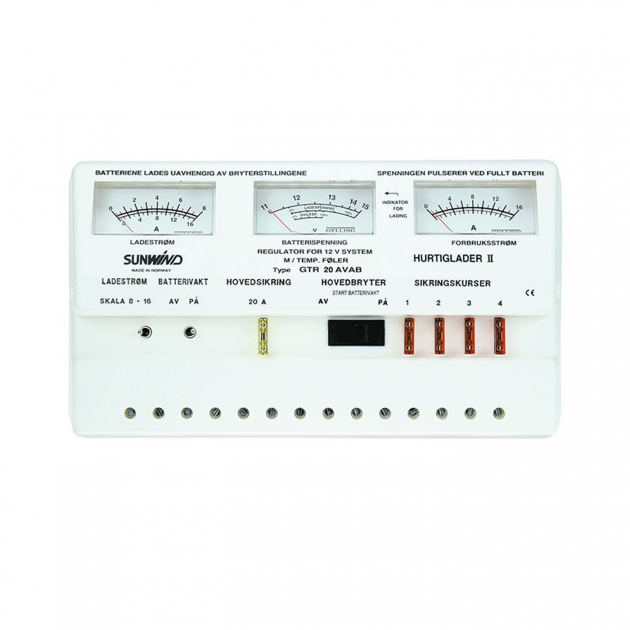 Sunwind Solcelle Laderegulator 20AVAB