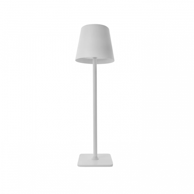 Bordlampe Stolpe Hvid USB-Opladning