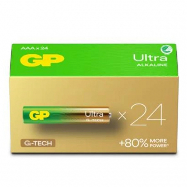 Batteri GP Ultra Alkaline AAA 24-pak