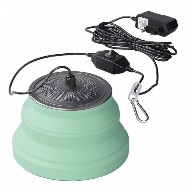 Proplus Hængende LED-lampe foldbar silikone Grøn