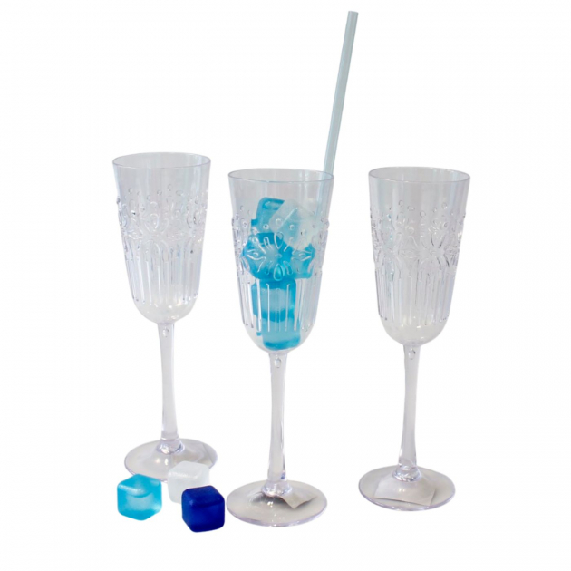 Champagneglas Splash Plastik