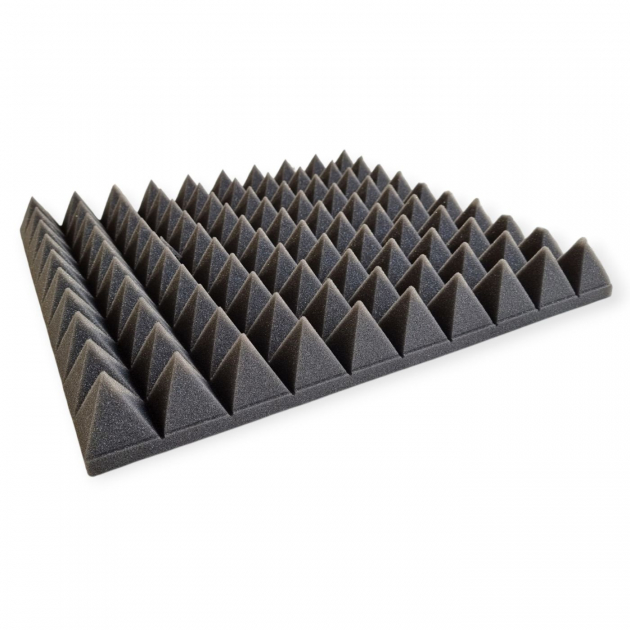 Pyramide lydabsorbent akustikpanel 49 x 49 cm x 6,5 cm