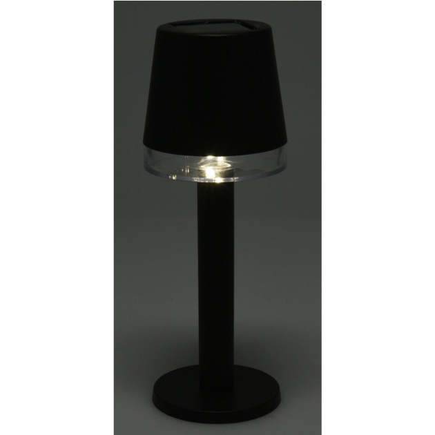 Bordlampe Solar 21cm Sort