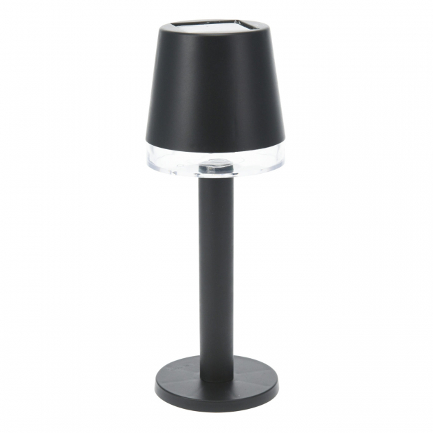 Bordlampe Solar 21cm Sort