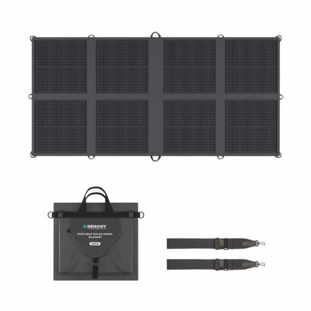 Renogy Bærbart Foldbart Solpanel 200W