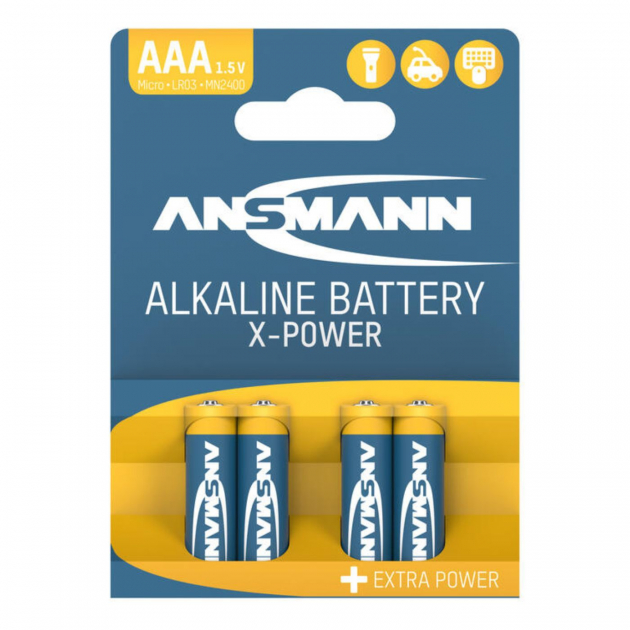 Ansmann X-Power Alkaline Batterier AAA 20-pak