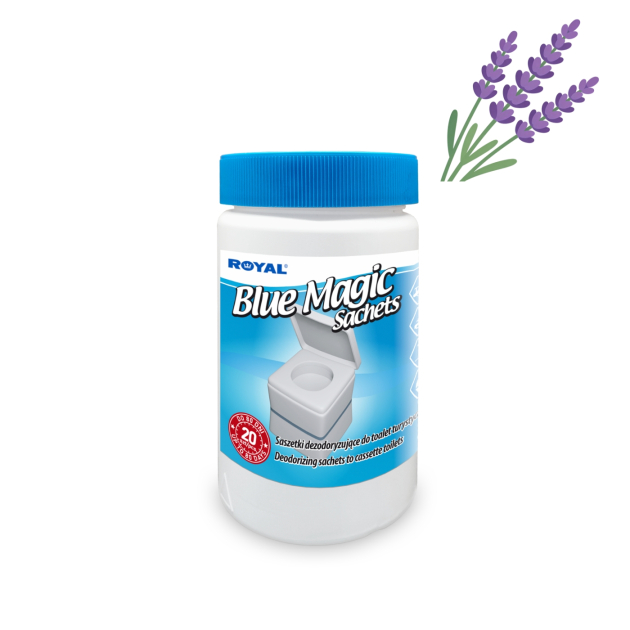 Portionsposer til Kassettetoilet Lavendel 20 stk.