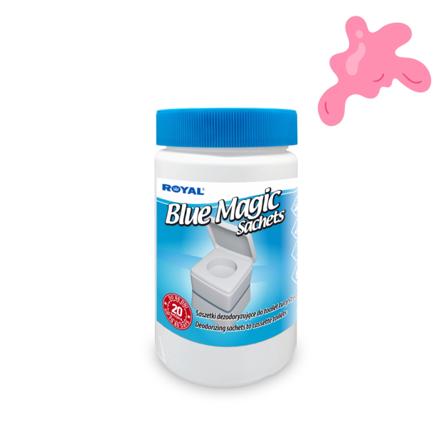 Portionsposer til Kassettetoilet Bubble Gum 20 stk.