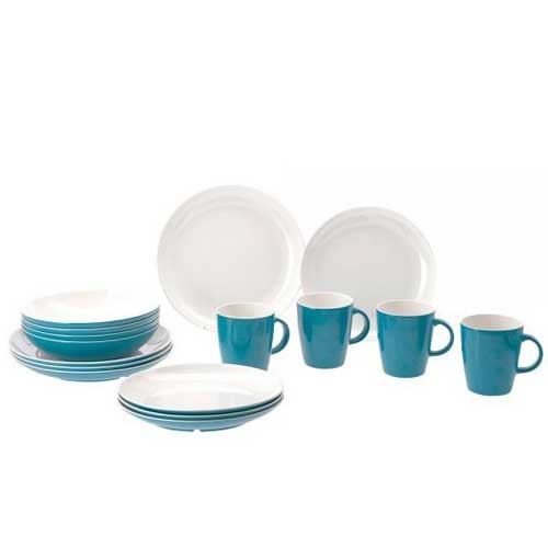 Gimex Classic Line Ocean bordservice med 16 dele i gruppen Husholdning & Køkken / Servering / Komplette tallerken sæt hos Campmarket (64203)