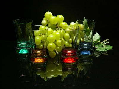 Semona shots-/snapseglas, klare, pakke med 4 stk.