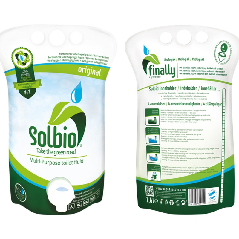 Solbio biologisk toiletrensevæske i gruppen Vand & Sanitet / Kem / Kemikalier og tilbehør hos Campmarket (64507)