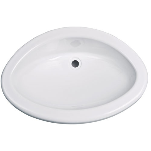 Håndvask Oval Maxi 51,5x35cm i gruppen Vand & Sanitet / Vand / Vask & Brusebunde / Håndvask hos Campmarket (64959)