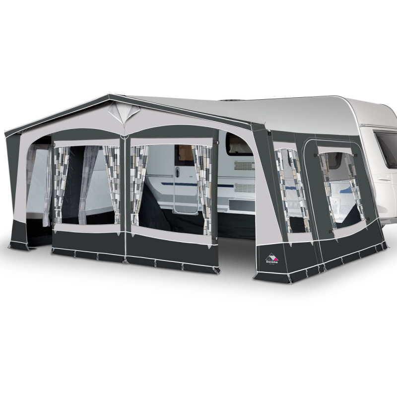 Doréma President XL 300 800-825 28 Ø mm stålstel med EasyGrip-system i gruppen Fortelt & Markiser / Fortelt Campingvogn / A-Måls Telt / Dybde 3,0m hos Campmarket (65208_57)