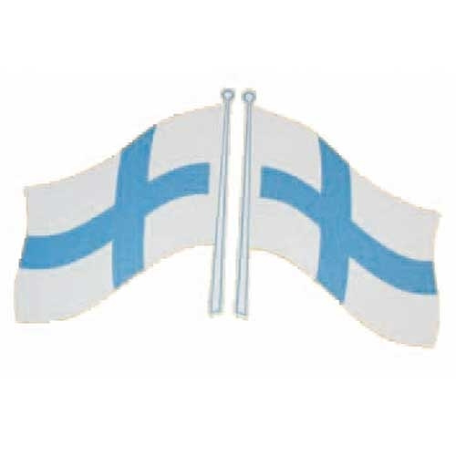 Flagsæt Finland 20*14cm i gruppen Øvrigt / Øvrigt hos Campmarket (65393)