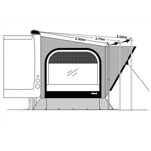 Monteringsbeslag Quickfit til Thule 9200 i gruppen Fortelt & Markiser / Markiser / Autocamper Markiser / Thule/Omnistor / Tilbehør hos Campmarket (66184)