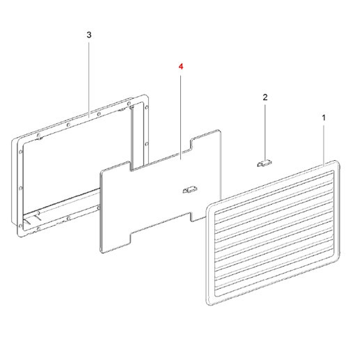 Thetford vinterafdækning til køleskab 257x432mm i gruppen Campingvogn og autocamper / Varme & Køling / Køleskabe & Kølebokse / Reservedele og Tilbehør hos Campmarket (66652)