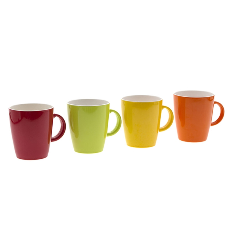 Gimex Kruset Rainbow 4-pack i gruppen Husholdning & Køkken / Glas / Krus og kaffekopper hos Campmarket (67553)