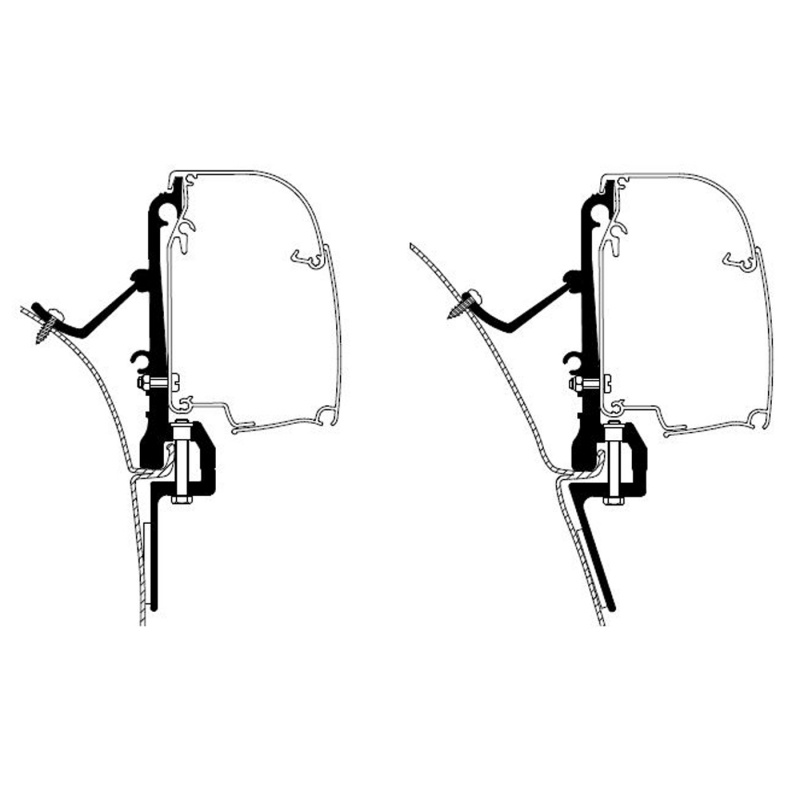 Thule markiseadapter til Van i gruppen Campingvogn og autocamper / van og Autocamper / Markiser / Tilbehør til markiser hos Campmarket (68736)