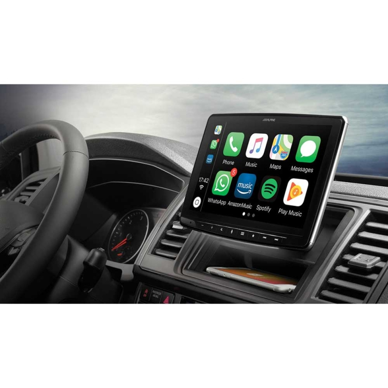 Alpine ILX-903D Halo 9 Carplay i gruppen Campingvogn og autocamper / El - Elektronik / TV, Billede & Lyd / GPS hos Campmarket (68888)