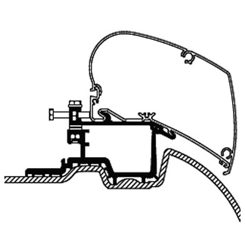 Thule Adapter Serie 6/9 Sprinter/Crafter 2007-2016 i gruppen Campingvogn og autocamper / van og Autocamper / Markiser / Markise adapter / Thule / Crafter/Sprinter hos Campmarket (69453)