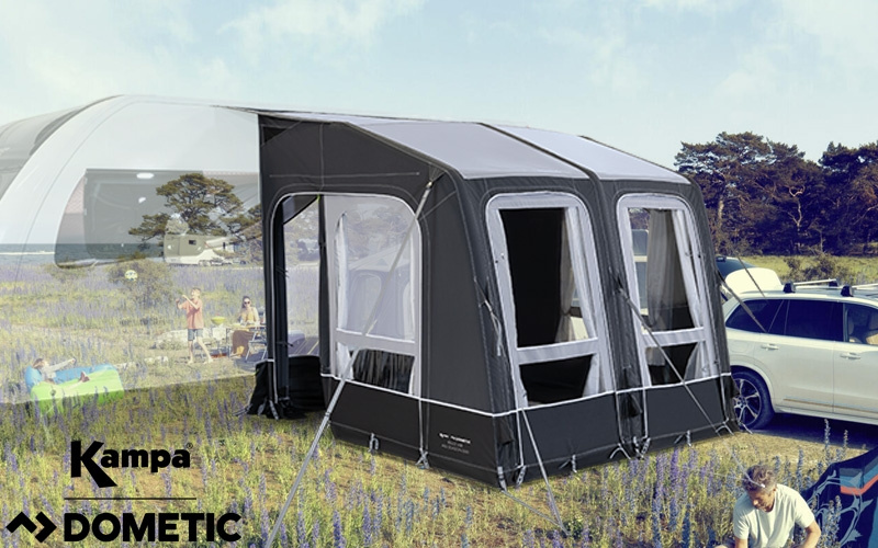 Kampa Dometic Rally Air Pro 260 All Season Campingvogn i gruppen Fortelt & Markiser / Fortelt Campingvogn / Oppustelige telte til campingvogne / Kampa Dometic lufttelt hos Campmarket (69556)