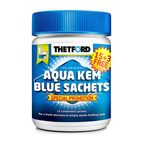Aqua Kem Sachets 15+3 i gruppen Vand & Sanitet / Kem / Kemikalier og tilbehør hos Campmarket (69619)