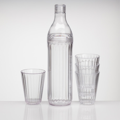 Crystal Line karaffel med glas, 5 dele i gruppen Husholdning & Køkken / Glas / Drikkeglas hos Campmarket (69657)