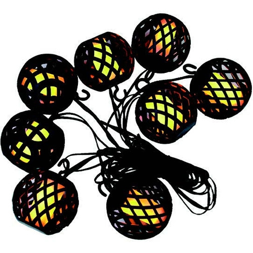 Flaming Light String 8 LED-lanterner i gruppen Campingvogn og autocamper / El - Elektronik / Indvendig belysning / LED-Belysning / Fortelts belysning hos Campmarket (70118)