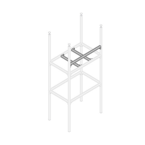 Garage System Hyldestativ i gruppen Campingvogn og autocamper / Chassis / Cykelstativ / Garage hos Campmarket (70460)