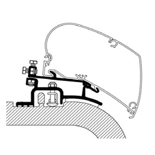 Thule Adapter Serie 6/9 Ducato/Jumper/Boxer 1994-2006 i gruppen Campingvogn og autocamper / van og Autocamper / Markiser / Markise adapter / Thule / Ducato/Jumper/Boxer hos Campmarket (70713)