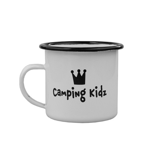 Camping Kidz emaljeret krus 230 ml i gruppen Husholdning & Køkken / Glas / Krus og kaffekopper hos Campmarket (71814)